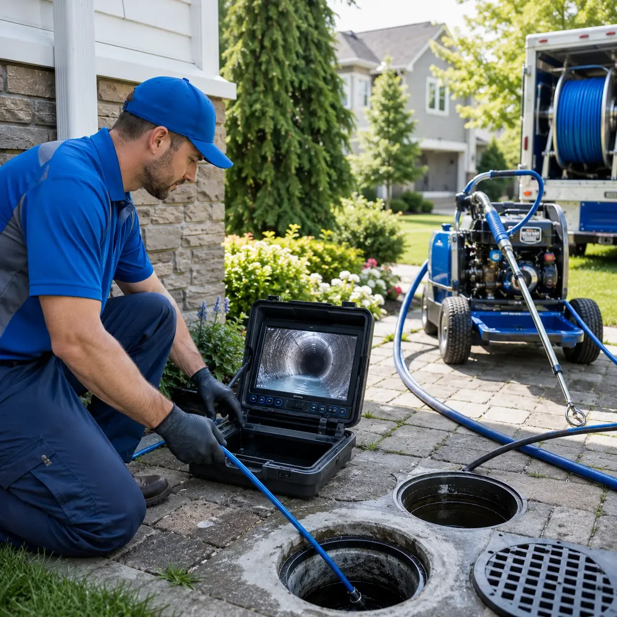 Outdoor drain cleaning professionals serving Potomac, IL